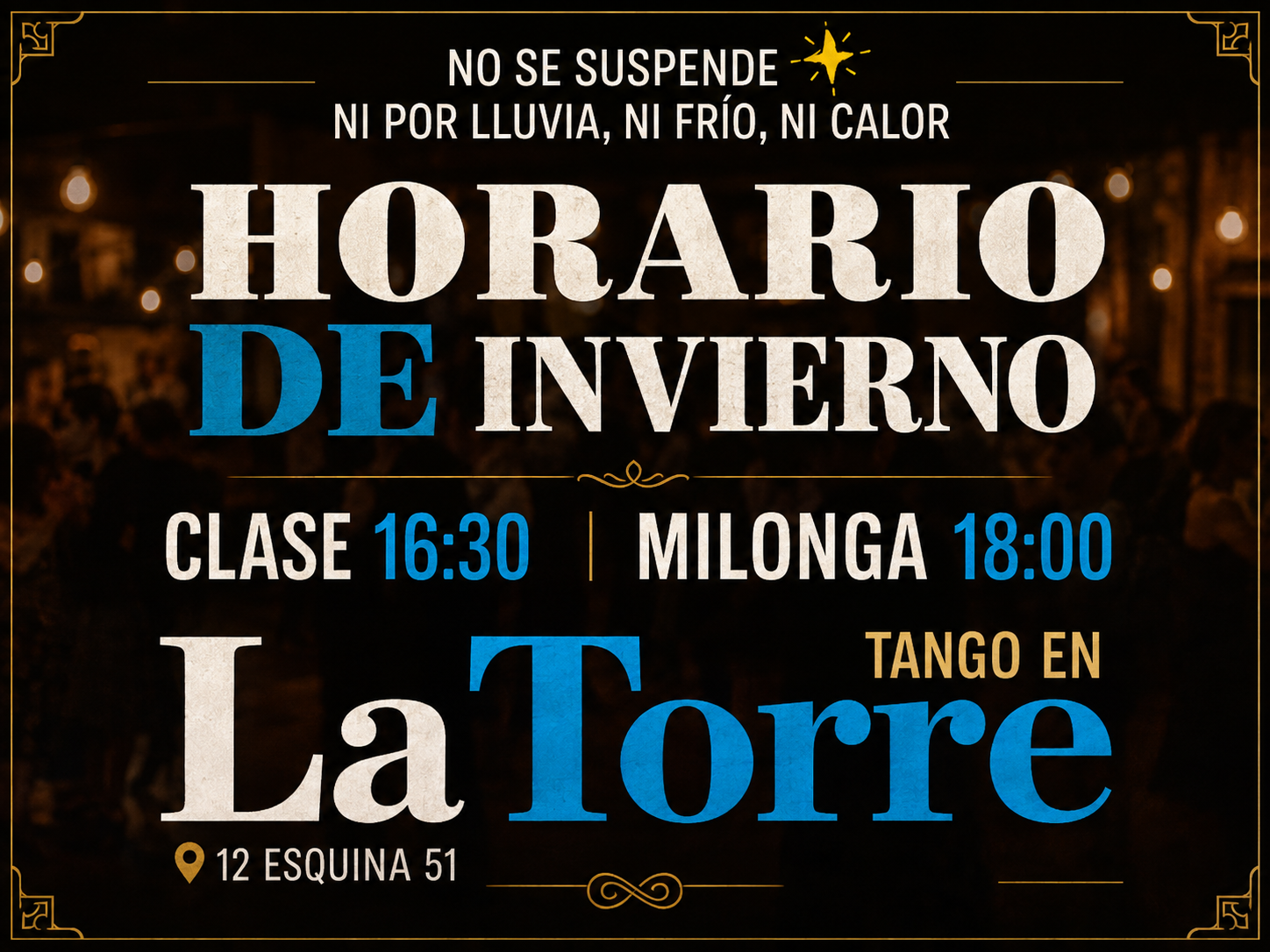 Milonga Tango en LA TORRE !! By Ulises Delleville y Echi