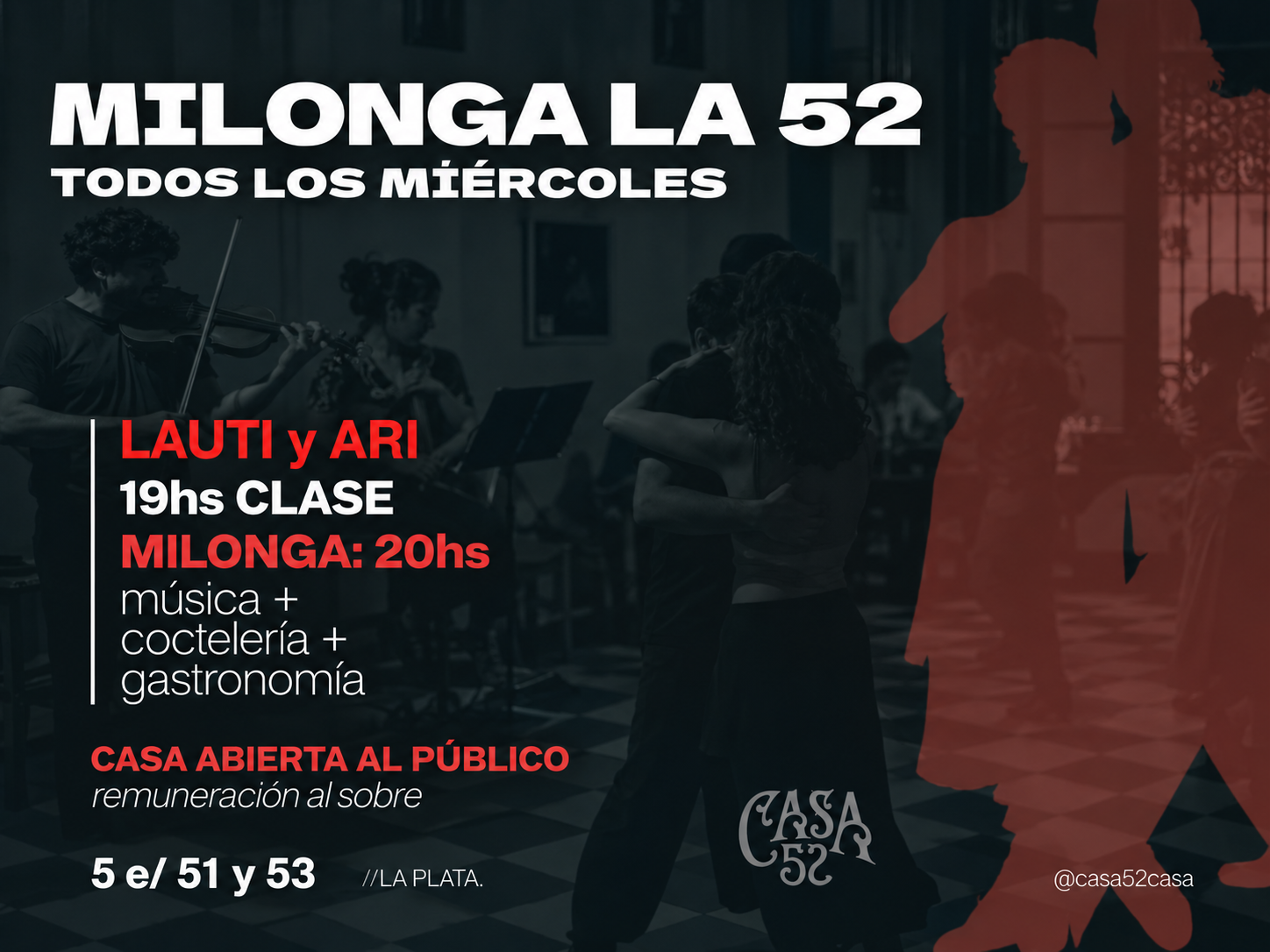clases de tango con lautaro y ariel pre milonga